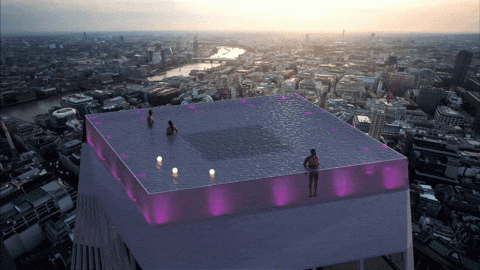 World’s first 360-degree infinity pool proposed for London skyline 世界上第一個為倫敦天際線提供的360度無邊泳池