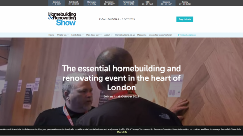 Homebuilding & Renovating Show in London 倫敦的住宅建築和裝修展