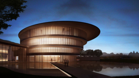 Tadao Ando reveals design for He Art Museum in China 安藤忠雄為中國賀美術館展示設計
