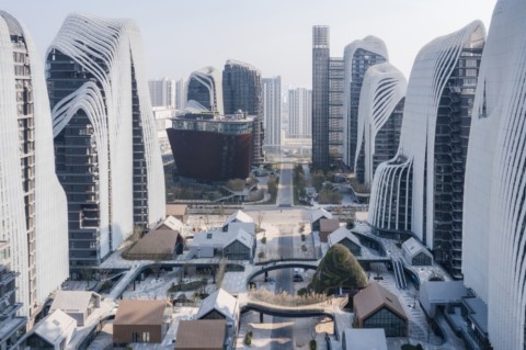 MAD Architects’ Nanjing Zendai Himalayas Center Nears Completion in China｜MAD Architects的南京證大喜馬拉雅山中心在中國即將竣工