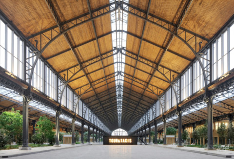 Gare Maritime in Brussels turned into a timber shopping centre｜布魯塞爾的Gare Maritime變成了木材購物中心