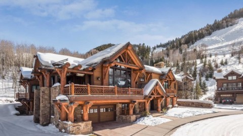 14,000 Sq. Ft. Aspen Mountain Lodge Asks $45M in Colorado｜14,000平方米 英尺 阿斯彭山莊（Aspen Mountain Lodge）要價4,500萬美元，在科羅拉多州