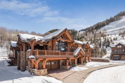 14,000 Sq. Ft. Aspen Mountain Lodge Asks $45M in Colorado｜14,000平方米 英尺 阿斯彭山莊（Aspen Mountain Lodge）要價4,500萬美元，在科羅拉多州