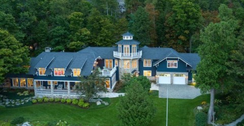 $8.3M Lake Michigan Summer Home by Architect Tom Dobbins in Fish Creek, WI｜威斯康星州密歇根州菲什克里克市的建築師湯姆·多賓斯（Tom Dobbins），耗資830萬美元的密歇根湖避暑別墅
